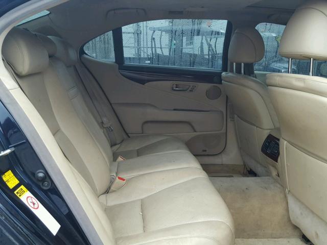 JTHGL46F375004435 - 2007 LEXUS LS 460L BLUE photo 6