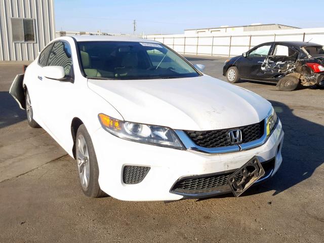 1HGCT1B37EA013882 - 2014 HONDA ACCORD LX- WHITE photo 1