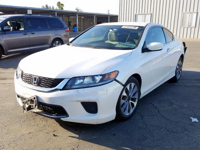 1HGCT1B37EA013882 - 2014 HONDA ACCORD LX- WHITE photo 2