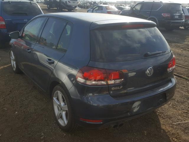 WVWDB7AJ9DW121186 - 2013 VOLKSWAGEN GOLF 石墨色 照片 3