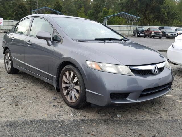 2HGFA16999H346951 - 2009 HONDA CIVIC EXL GRAY photo 1