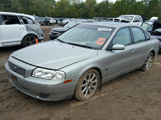 YV1TS59H641380274 - 2004 VOLVO S80 2.5T GRAY photo 2