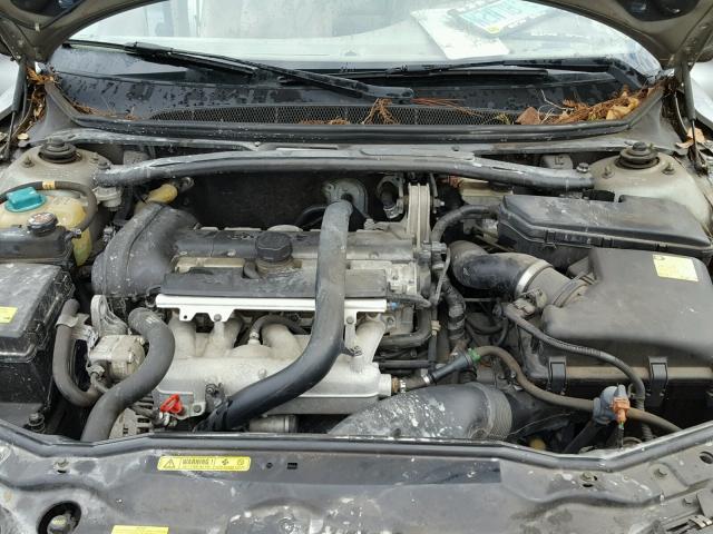 YV1TS59H641380274 - 2004 VOLVO S80 2.5T GRAY photo 7