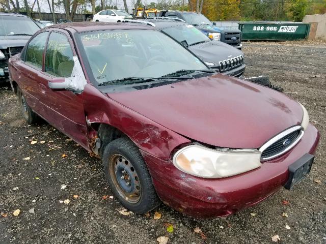 1FAFP6632WK202609 - 1998 FORD CONTOUR LX BURGUNDY photo 1