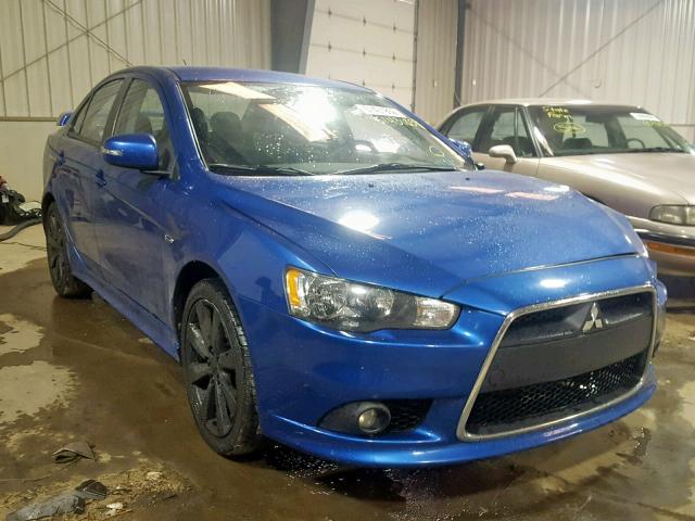 JA32U8FW3FU001117 - 2015 MITSUBISHI LANCER GT BLUE photo 1