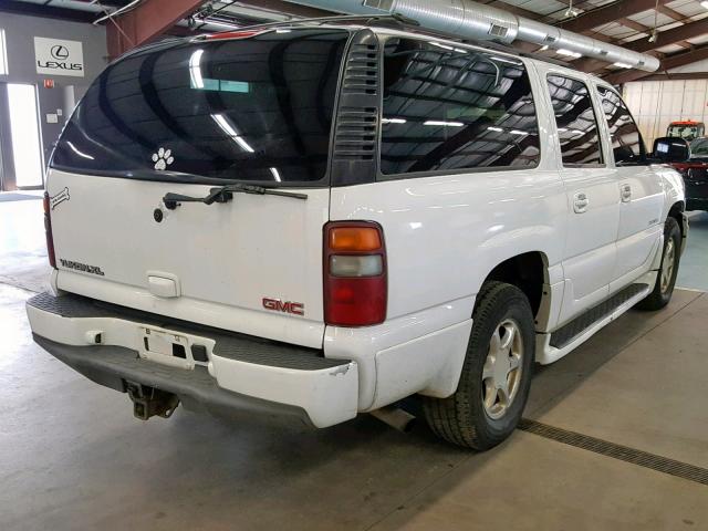 1GKFK66U33J181261 - 2003 GMC YUKON XL D WHITE photo 4