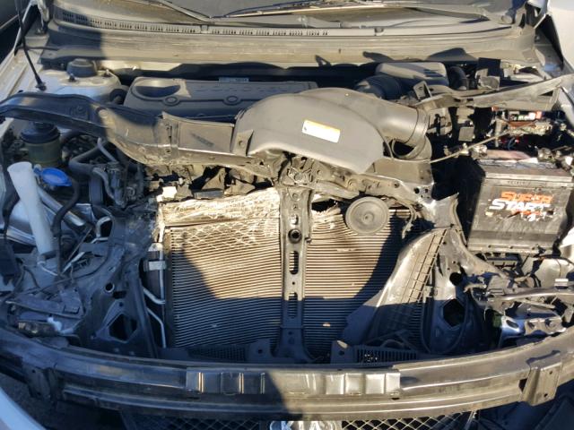 KNAFU4A29A5195636 - 2010 KIA FORTE EX SILVER photo 7