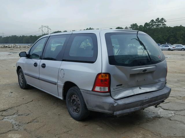 2FMZA51431BC32235 - 2001 FORD WINDSTAR L SILVER photo 3