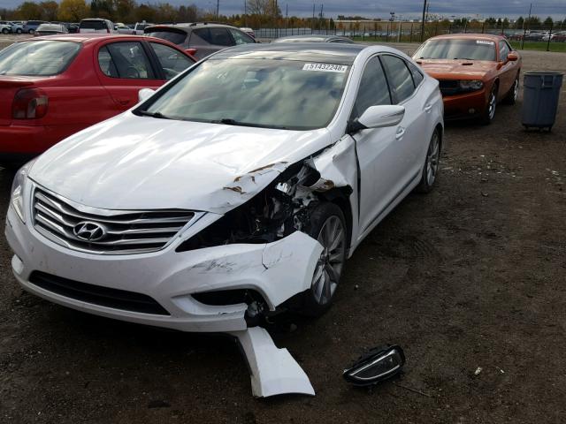 KMHFH4JG2EA414836 - 2014 HYUNDAI AZERA GLS WHITE photo 2