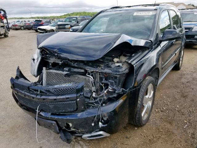 2CNDL037586066897 - 2008 CHEVROLET EQUINOX SP BLACK photo 2