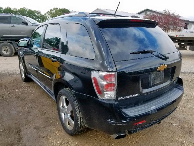 2CNDL037586066897 - 2008 CHEVROLET EQUINOX SP BLACK photo 3