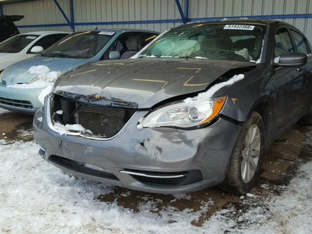 1C3BC1FG2BN604461 - 2011 CHRYSLER 200 TOURIN GRAY photo 9