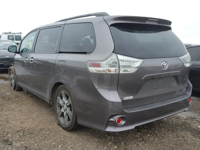 5TDXK3DC1FS541501 - 2015 TOYOTA SIENNA SPO CHARCOAL photo 3