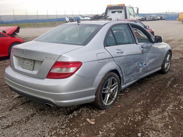 WDDGF85XX8F145126 - 2008 MERCEDES-BENZ C 230 4MAT SILVER photo 4