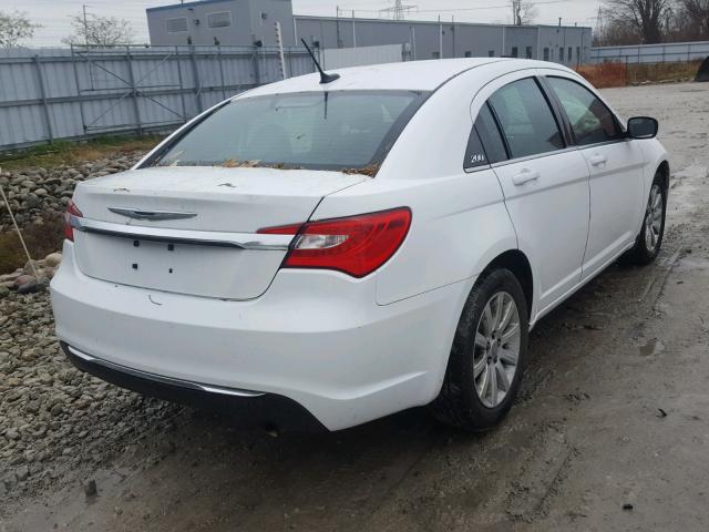 1C3CCBBB8EN101199 - 2014 CHRYSLER 200 TOURIN WHITE photo 4