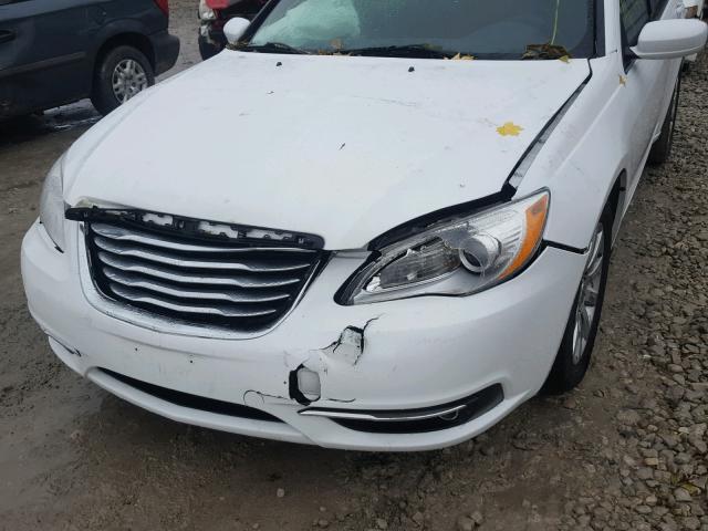 1C3CCBBB8EN101199 - 2014 CHRYSLER 200 TOURIN WHITE photo 9