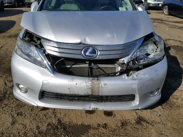 JTHBB1BA4B2047388 - 2011 LEXUS HS 250H SILVER photo 7