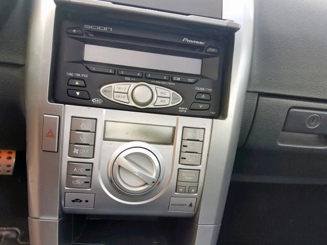 JTKDE177460086961 - 2006 TOYOTA SCION TC ბურგუნდია ფოტო 9