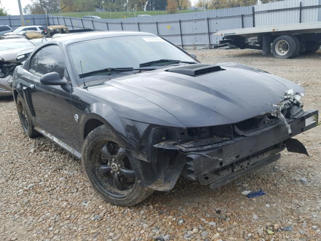 1FAFP42R24F203277 - 2004 FORD MUSTANG MA BLACK photo 1