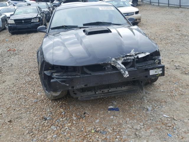 1FAFP42R24F203277 - 2004 FORD MUSTANG MA BLACK photo 9