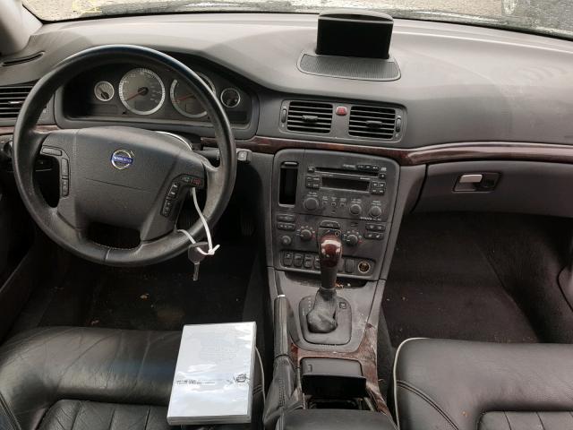 YV1TR91Z741352443 - 2004 VOLVO S80 T6 SILVER photo 9