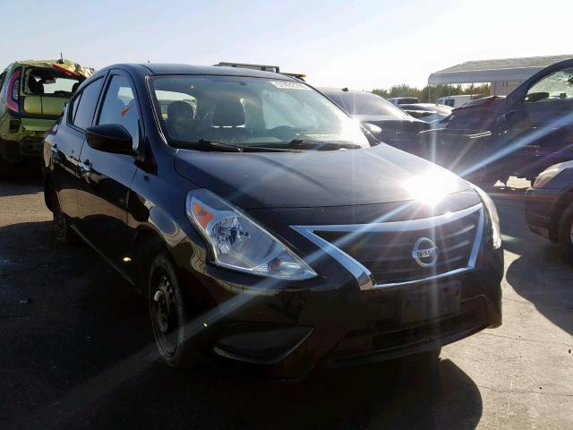 3N1CN7AP9GL808592 - 2016 NISSAN VERSA S BLACK photo 1