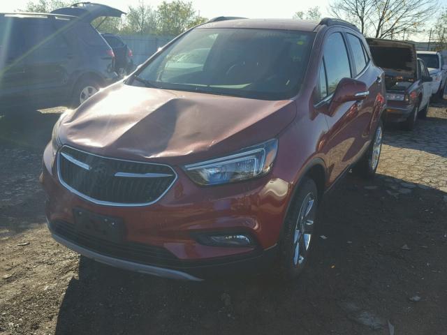 KL4CJFSB6HB177772 - 2017 BUICK ENCORE PRE RED photo 2