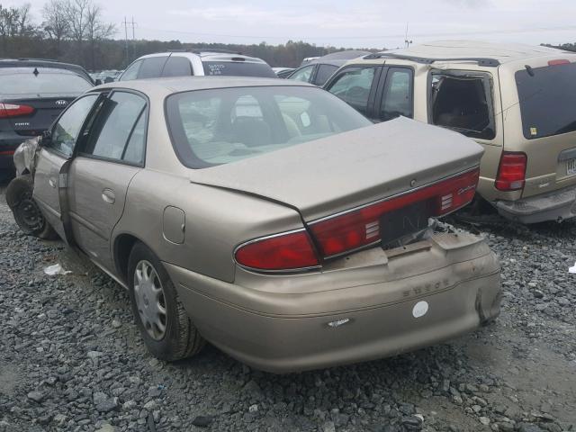 2G4WS52J031117895 - 2003 BUICK CENTURY CU TAN photo 3