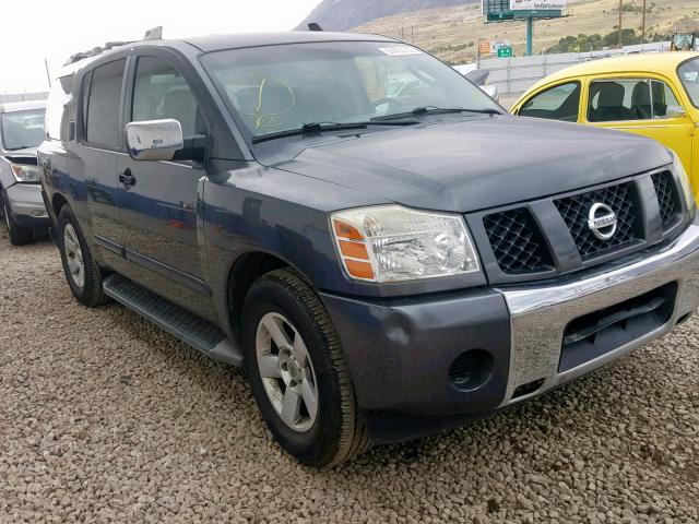 5N1AA08A74N704604 - 2004 NISSAN ARMADA SE GRAY photo 1