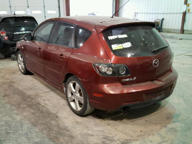 JM1BK343361412537 - 2006 MAZDA 3 HATCHBAC RED photo 3