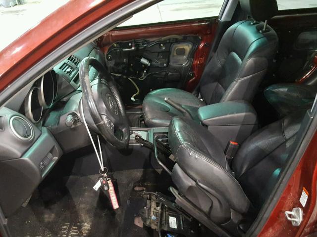 JM1BK343361412537 - 2006 MAZDA 3 HATCHBAC RED photo 9