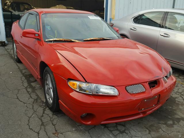 1G2WP12K11F213200 - 2001 PONTIAC GRAND PRIX წითელი ფოტო 1