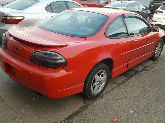 1G2WP12K11F213200 - 2001 PONTIAC GRAND PRIX წითელი ფოტო 4