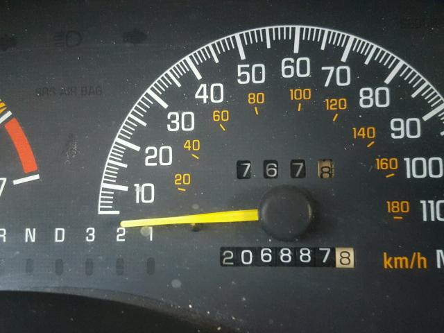 1G2WP12K11F213200 - 2001 PONTIAC GRAND PRIX წითელი ფოტო 8