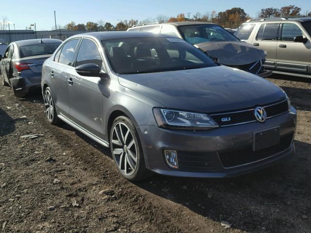 3VW4S7AJ8EM385546 - 2014 VOLKSWAGEN JETTA GLI GRAY photo 1