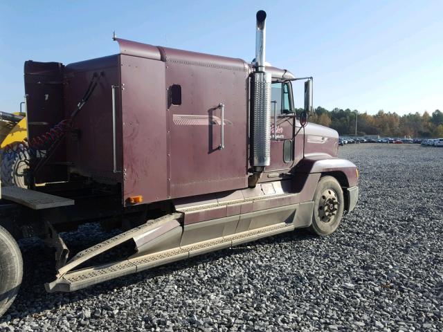 1FUYDSEB6WP894950 - 1998 FREIGHTLINER CONVENTION BURGUNDY photo 4