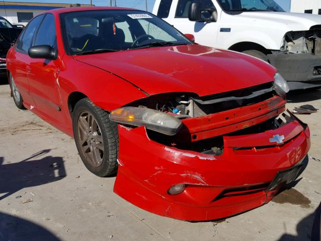 1G1JH52F937325200 - 2003 CHEVROLET CAVALIER L RED photo 1