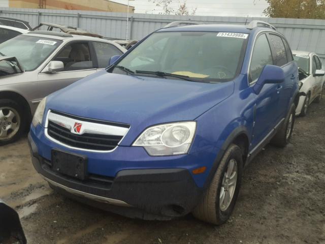 3GSCL33P78S526276 - 2008 SATURN VUE XE BLUE photo 2