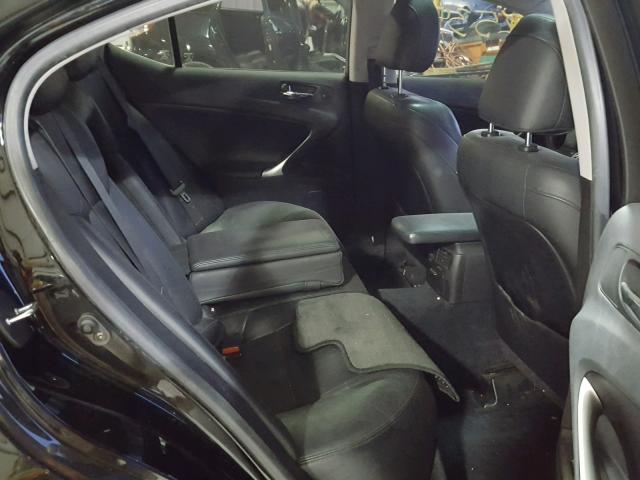 JTHBE262565004506 - 2006 LEXUS IS 350 BLACK photo 6