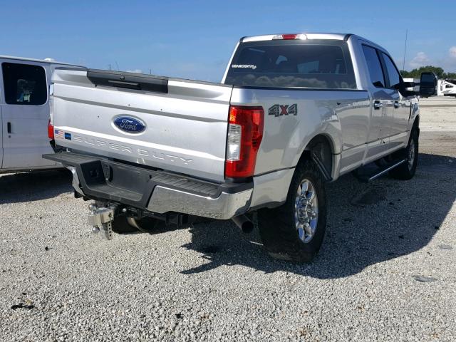 1FT8W3B6XJEB34328 - 2018 FORD F350 SUPER SILVER photo 4