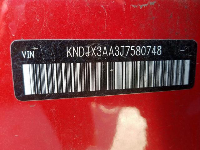 KNDJX3AA3J7580748 - 2018 KIA SOUL ! Qırmızı foto 10