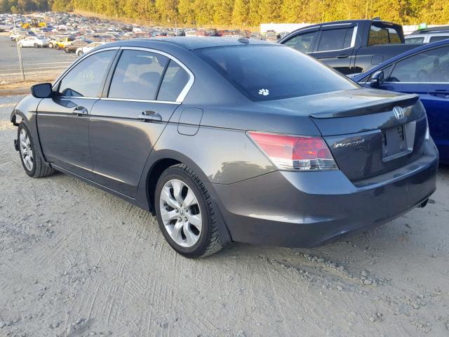 1HGCP26869A005617 - 2009 HONDA ACCORD EXL GRAY photo 3