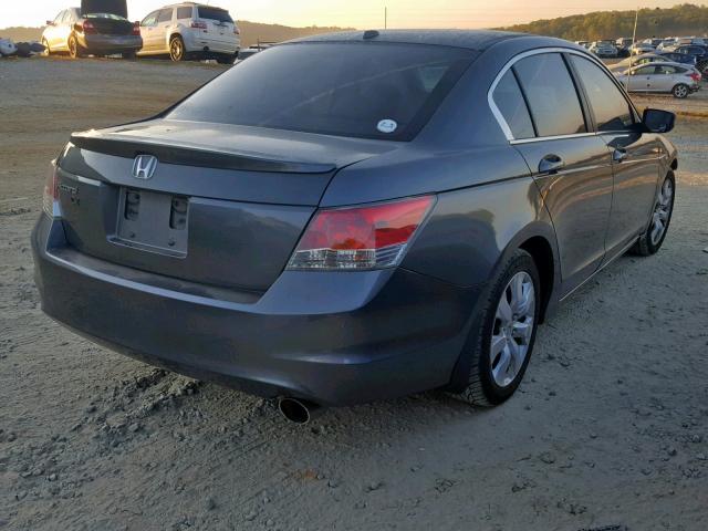 1HGCP26869A005617 - 2009 HONDA ACCORD EXL GRAY photo 4