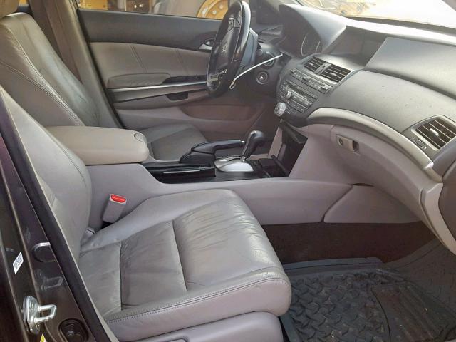 1HGCP26869A005617 - 2009 HONDA ACCORD EXL GRAY photo 5