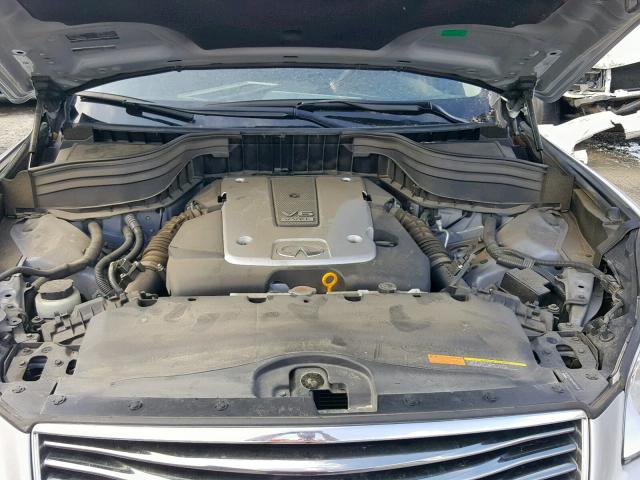 JN1BJ0HP4DM430638 - 2013 INFINITI EX37 BASE SILVER photo 7