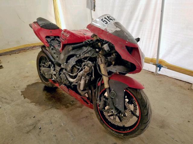 JKAZXCD167A023854 - 2007 KAWASAKI ZX1000 D RED photo 1