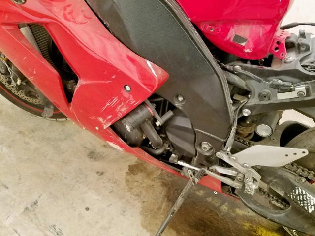 JKAZXCD167A023854 - 2007 KAWASAKI ZX1000 D RED photo 7