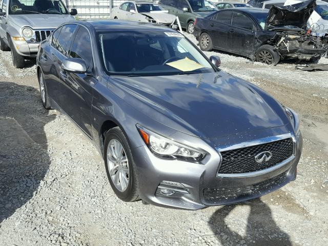 JN1BV7APXFM358094 - 2015 INFINITI Q50 BASE GRAY photo 1