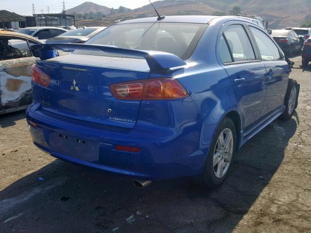 JA3AU26U79U003674 - 2009 MITSUBISHI LANCER ES/ BLUE photo 4