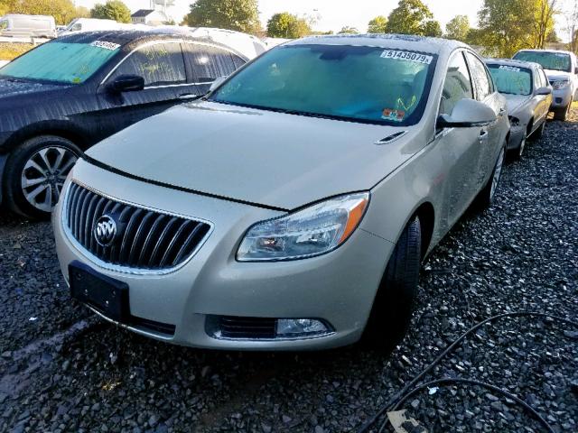 2G4GS5EV1D9249716 - 2013 BUICK REGAL PREM TAN photo 2